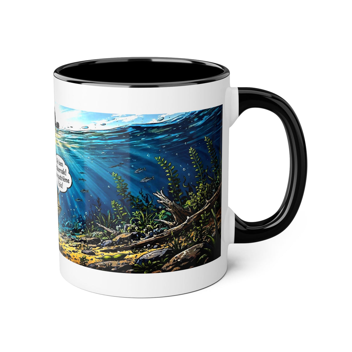 Tasse de pêcheurs – Humour(11oz Accent Mug)